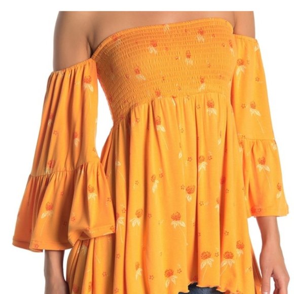 Free People Lana Orange Tunic. XS, M - Picture 2 of 8
